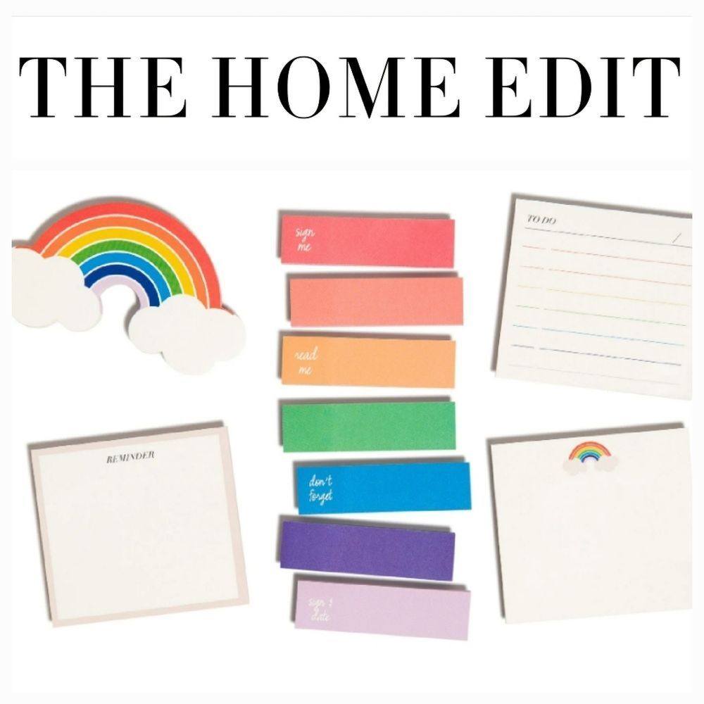The Home Edit Sticky Notes Edit Rainbow